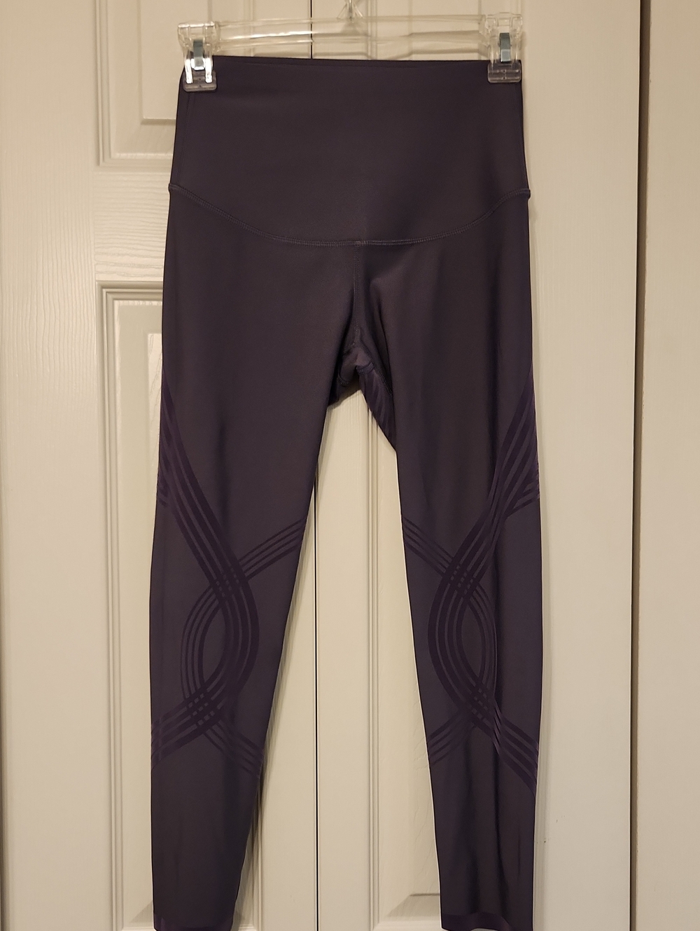 Fanka Reversible Body Sculpt Purple Compression Activewear Leggings